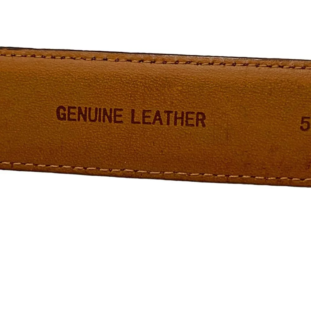 JoS. A. Bank Cedar Brown Polished Genuine Leather‎ Dress Belt